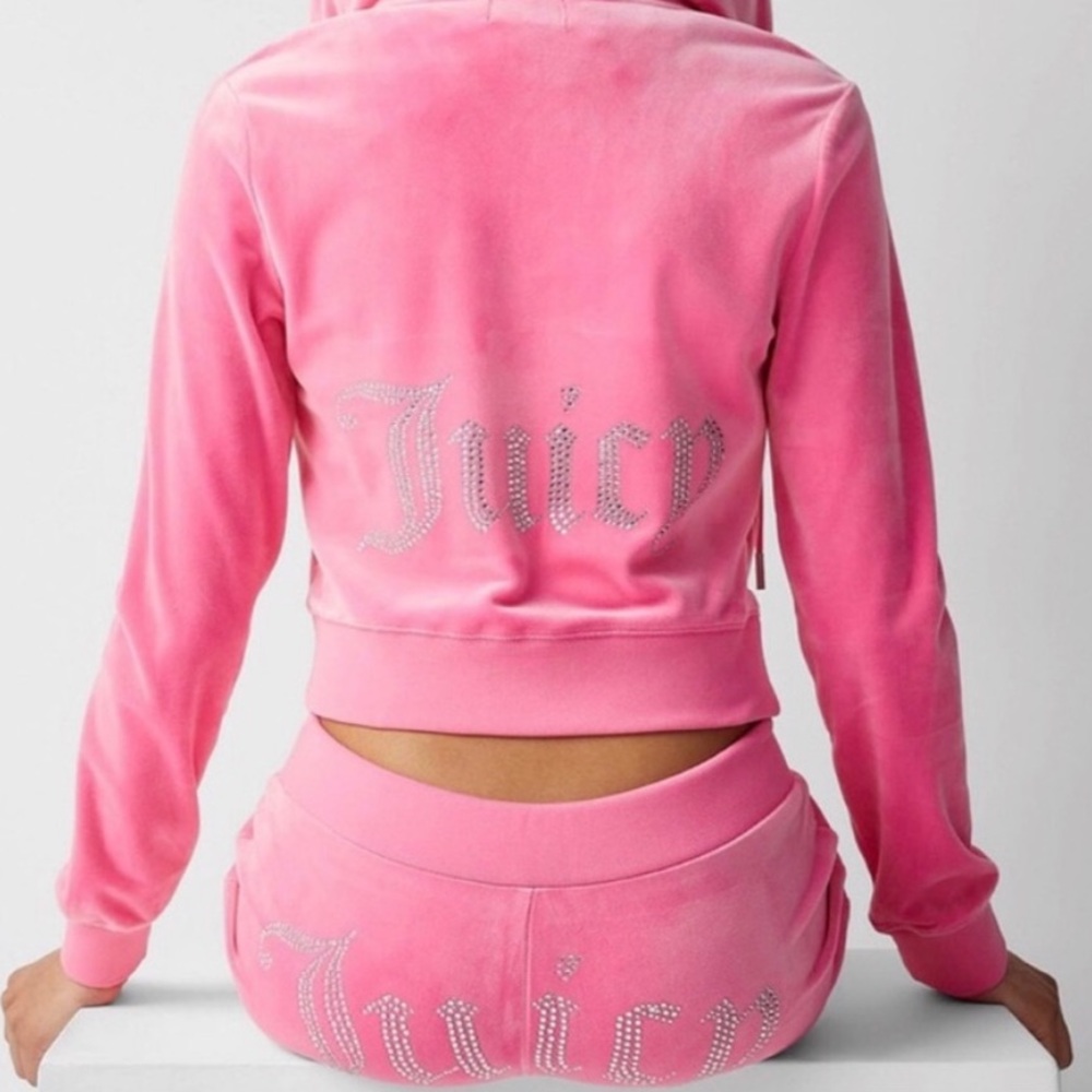 Juicy Couture Tracksuit Pink Hot Hot Size Large NWT - Picture 5 of 14